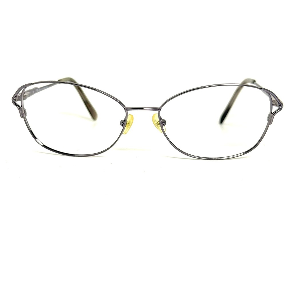 Tres Jolie by Marchon 187 434 Gunmetal Eyeglasses Frames 57-17-140‎ Rhinestone